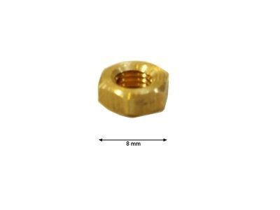 4110.134 NUT HEXAGONAL M5 BRASS
