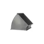 Вентиляционный угловой 45° короб MASTER 650X650 R150