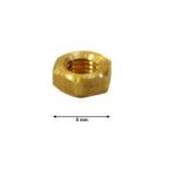 4110.134 NUT HEXAGONAL M5 BRASS